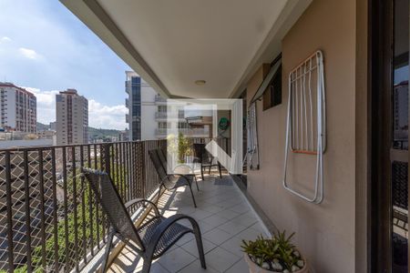 Sala Varanda de apartamento à venda com 3 quartos, 130m² em Tijuca, Rio de Janeiro