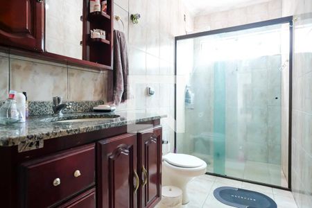 Banheiro da suíte 1 de casa à venda com 4 quartos, 360m² em Barcelona, São Caetano do Sul