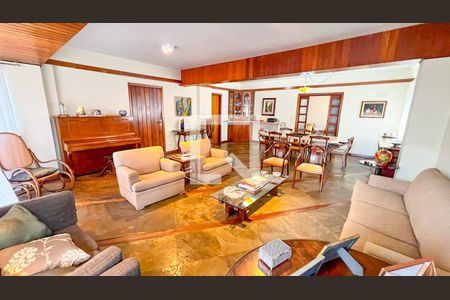 Sala de apartamento à venda com 4 quartos, 214m² em Carmo, Belo Horizonte