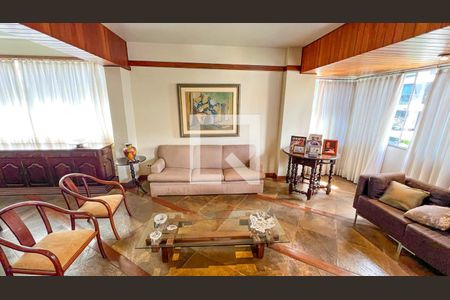 Sala de apartamento à venda com 4 quartos, 214m² em Carmo, Belo Horizonte