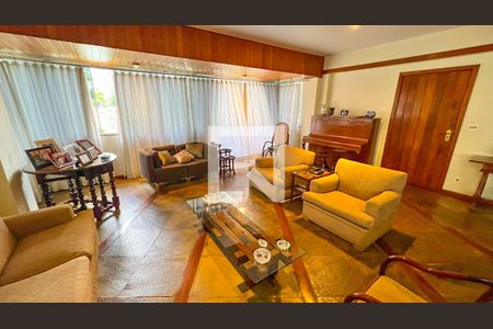 Sala de apartamento à venda com 4 quartos, 214m² em Carmo, Belo Horizonte