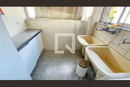 Área de Serviço de apartamento à venda com 4 quartos, 214m² em Carmo, Belo Horizonte