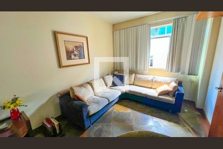 Sala de apartamento à venda com 4 quartos, 214m² em Carmo, Belo Horizonte