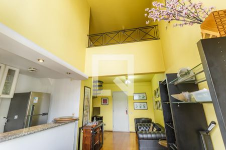 Sala de apartamento para alugar com 1 quarto, 52m² em Moema, São Paulo