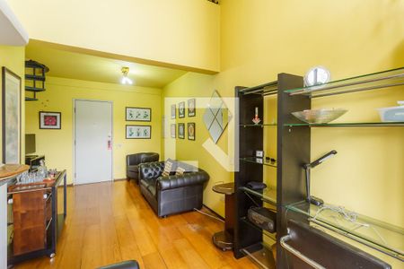 Sala de apartamento para alugar com 1 quarto, 52m² em Moema, São Paulo