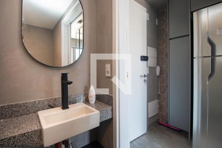 Banheiro de apartamento à venda com 1 quarto, 20m² em Santo Amaro, São Paulo