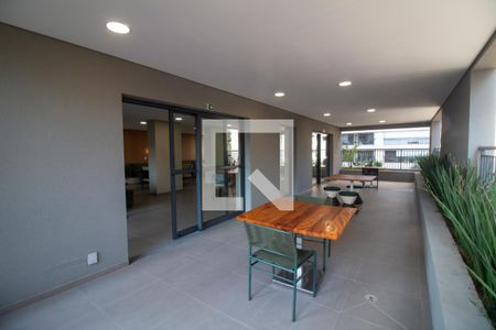 Área comum de kitnet/studio à venda com 1 quarto, 27m² em Cidade Monções, São Paulo