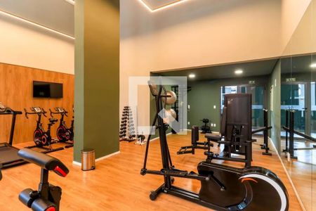 Área comum de kitnet/studio à venda com 1 quarto, 27m² em Cidade Monções, São Paulo