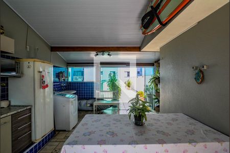 Área gourmet/Área de Serviço de apartamento à venda com 3 quartos, 166m² em Vila Eldizia, Santo André