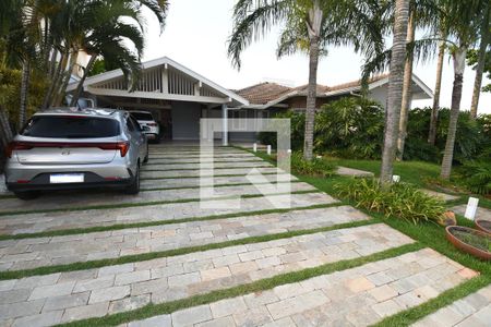 Garagem de casa de condomínio para alugar com 4 quartos, 398m² em Vila Hollândia, Campinas