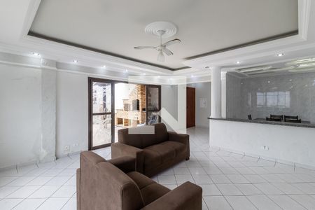 Sala de apartamento para alugar com 3 quartos, 200m² em Nova Mirim, Praia Grande