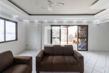 Sala de apartamento para alugar com 3 quartos, 200m² em Nova Mirim, Praia Grande