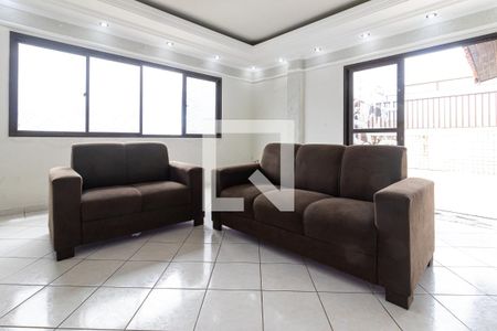 Sala de apartamento para alugar com 3 quartos, 200m² em Nova Mirim, Praia Grande