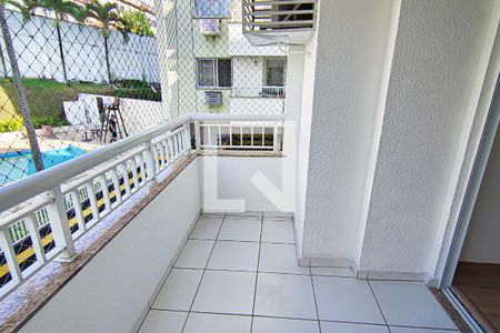 sala - varanda de apartamento para alugar com 3 quartos, 92m² em Pechincha, Rio de Janeiro