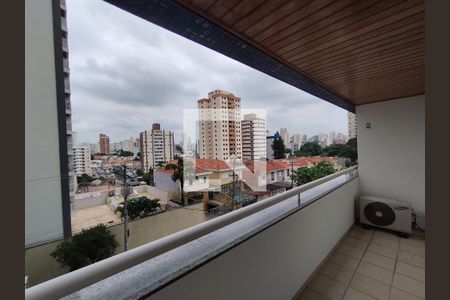 Varanda da Sala de apartamento para alugar com 2 quartos, 64m² em Vila Gumercindo, São Paulo