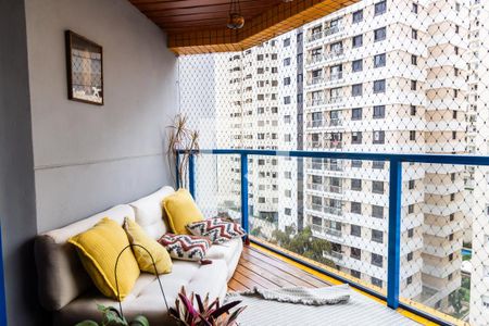 Varanda da Sala de apartamento à venda com 3 quartos, 98m² em Pompeia, São Paulo