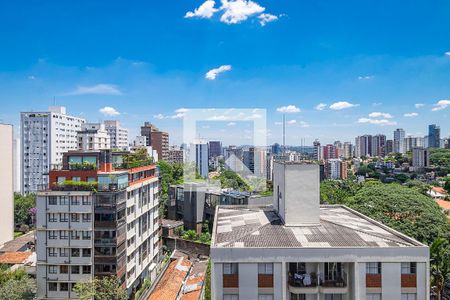 Vista Varanda de apartamento para alugar com 1 quarto, 33m² em Cerqueira César, São Paulo