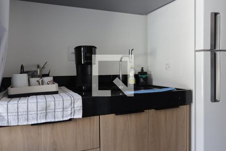 Cozinha de kitnet/studio à venda com 1 quarto, 25m² em Indianópolis, São Paulo