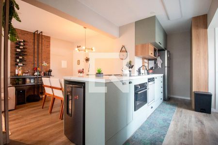 Cozinha de apartamento à venda com 2 quartos, 49m² em Cidade Monções, São Paulo