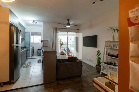 Sala de apartamento à venda com 2 quartos, 69m² em Parque Industrial Tomas Edson, São Paulo