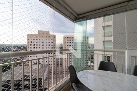 Varanda da Sala de apartamento à venda com 2 quartos, 69m² em Parque Industrial Tomas Edson, São Paulo