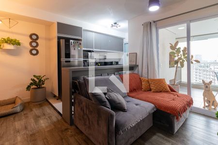 Sala de apartamento à venda com 2 quartos, 69m² em Parque Industrial Tomas Edson, São Paulo