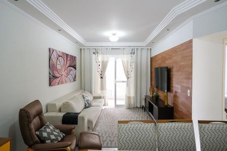 Sala de apartamento para alugar com 3 quartos, 104m² em Vila Caminho do Mar, São Bernardo do Campo