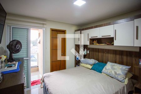 Quarto Suite de casa à venda com 3 quartos, 127m² em Centro, Diadema