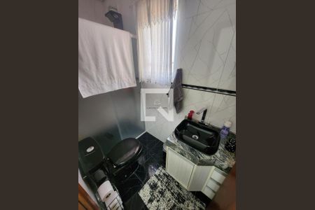 Banheiro da Suíte de apartamento à venda com 3 quartos, 192m² em Parque das Nações, Santo André