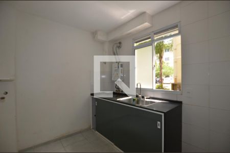 Cozinha com Área de Serviço de apartamento para alugar com 2 quartos, 60m² em Campo Grande, Rio de Janeiro