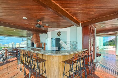Área comum  de apartamento para alugar com 3 quartos, 161m² em Morro do Maluf, Guarujá