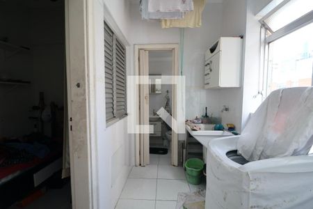 Área de Serviço de apartamento para alugar com 3 quartos, 100m² em Jardim Tres Marias, Guarujá