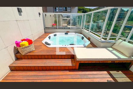 Sala - Varanda de apartamento à venda com 5 quartos, 370m² em Santa Lúcia, Belo Horizonte