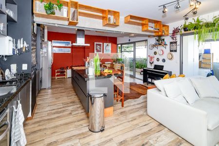 Sala de apartamento à venda com 2 quartos, 102m² em Barra Funda, São Paulo