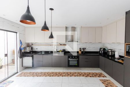 Cozinha de casa à venda com 3 quartos, 264m² em Vila Metalúrgica, Santo André