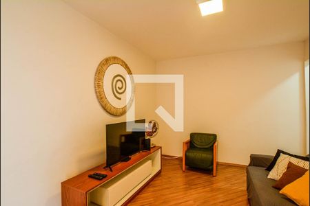 Sala de apartamento à venda com 3 quartos, 89m² em Campestre, Santo André
