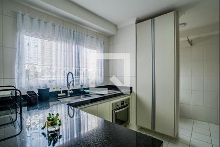 Cozinha de apartamento à venda com 3 quartos, 89m² em Campestre, Santo André