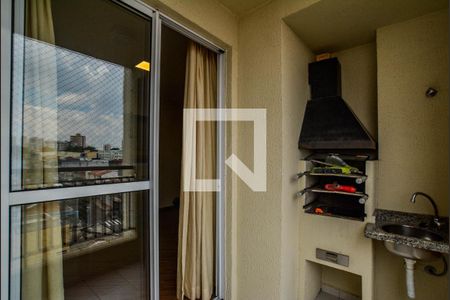 Varanda da Sala de apartamento à venda com 3 quartos, 89m² em Campestre, Santo André