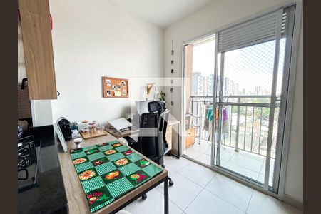 Sala/ Escritório de apartamento à venda com 1 quarto, 28m² em Jardim Caravelas, São Paulo