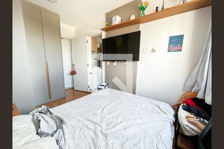 Quarto de apartamento à venda com 1 quarto, 28m² em Jardim Caravelas, São Paulo