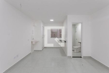 Sala/Cozinha de apartamento à venda com 1 quarto, 27m² em Vila Moinho Velho, São Paulo