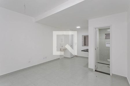 Sala/Cozinha de apartamento à venda com 1 quarto, 27m² em Vila Moinho Velho, São Paulo