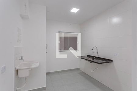 Sala/Cozinha de apartamento à venda com 1 quarto, 27m² em Vila Moinho Velho, São Paulo