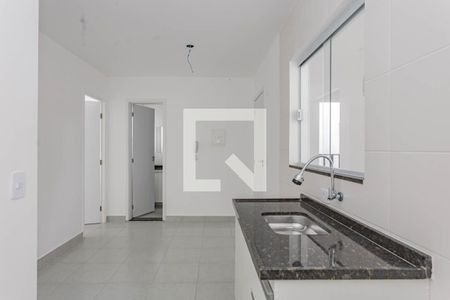 Sala/Cozinha de apartamento à venda com 2 quartos, 34m² em Vila Moinho Velho, São Paulo