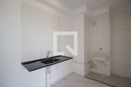 Cozinha de apartamento para alugar com 2 quartos, 39m² em Vila Barreto, São Paulo