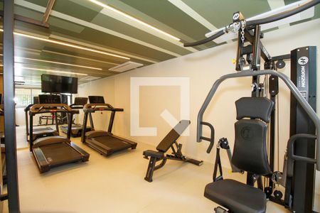 Área Comum - Academia de kitnet/studio à venda com 1 quarto, 27m² em Jardim Paulista, São Paulo