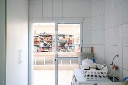 Área de serviço de apartamento para alugar com 3 quartos, 92m² em Santa Maria, São Caetano do Sul