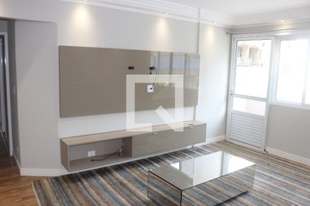Sala de apartamento para alugar com 3 quartos, 119m² em Santo Antônio, São Caetano do Sul