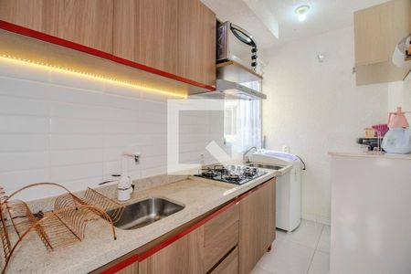 Cozinha e Área de Serviço de apartamento à venda com 2 quartos, 42m² em Sarandi, Porto Alegre