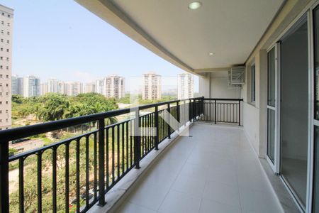 Varanda da Sala de apartamento para alugar com 2 quartos, 77m² em Barra da Tijuca, Rio de Janeiro
